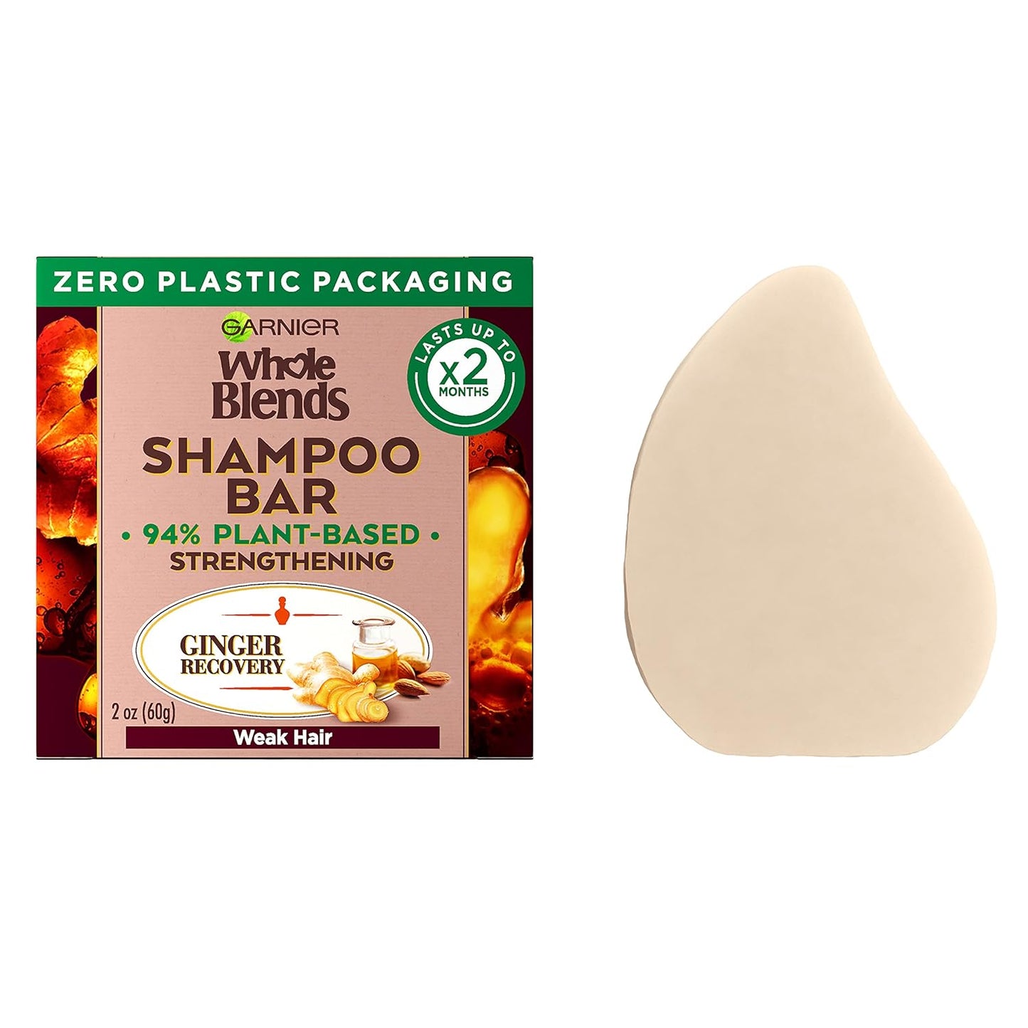 Garnier Whole Blends Strengthening Shampoo Bar